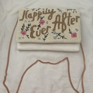 Wedding/Bridal Beaded Clutch “Happily Ever After”